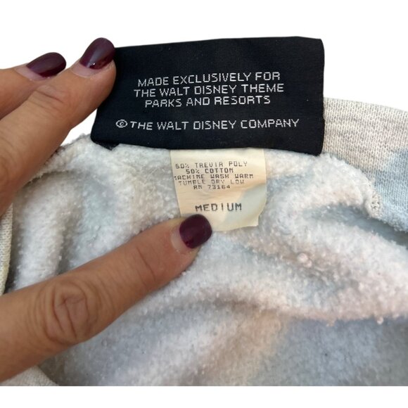 Vintage 90's Disney Originals Unisex M Goofy Sweatshirt Gray Crewneck Pullover - Picture 9 of 9